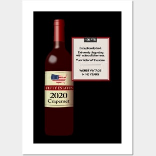 Funny Exceptionally Bad 2020 Wine Review-2020 Bad Year Parody Posters and Art